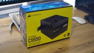 This PSU was easy to install  CORSAIR CX650 PSU [upl. by Eentruoc116]