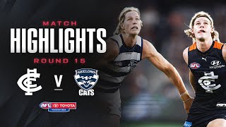 Carlton v Geelong Highlights  Round 15 2024  AFL [upl. by Innig]