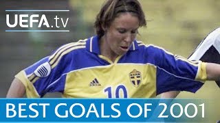 Womens EURO  The best goals from 2001 [upl. by Eardna163]