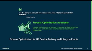 Process Optimization Academy  HR Service Delivery and Lifecycle Events [upl. by Libbey]