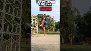 The powerful 540°kick🔥😈 youtubeshorts [upl. by Thierry]