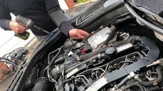 Mercedes X204 GLK 250 diesel air filter replacement [upl. by Froemming]