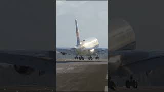 Airbus A380 vs wind and gust  msfs [upl. by Hindu89]