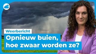 Weerbericht opnieuw buien ook weer onweer 🌩 [upl. by Lanod459]