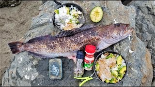 Catch and Cook BOILING Rice  Fish Avocado and Butter SO EASY [upl. by Menashem]