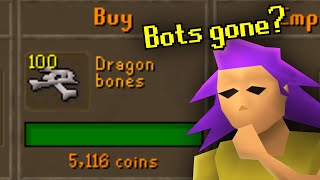 Runescape Bot Farms are Disappearing and Prices are going up [upl. by Phillane]