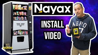 How to Install A Nayax VPOS Touch Credit Card Reader On A Combo Vending Machine [upl. by Ahcatan]