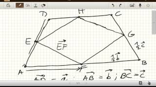 Beweis mit der Vektorgeometrie Das Parallelogramm [upl. by Constancia]