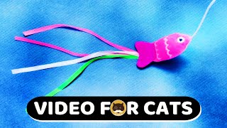 CAT GAMES  Fish Cat Toy Videos for Cats  CAT TV  1 Hour [upl. by Anastas]