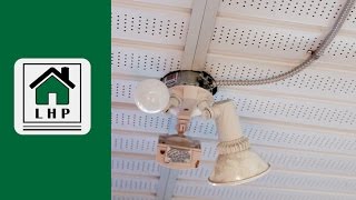 Installing Security Lights with Surface Mounted Wiring  LHP [upl. by Upton]