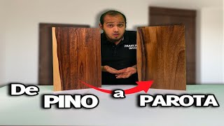 Apariencia Parota en Madera de PINO FrankaWood [upl. by Croteau]