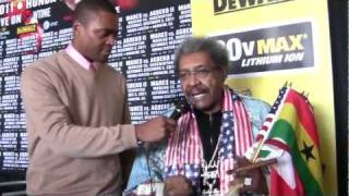 Don King says quotI loaned Mayweather Jr 500000 Give me back my money Floydquot [upl. by Saqaw]