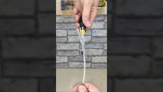 Quick amp Easy Trick to Tighten a Metal Twisted Wire 💡🛠️ LifeHack DIY QuickFix WireTightening [upl. by Bouchard]