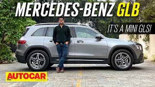 2022 MercedesBenz GLB review  Mercs new 7 seat SUV is a mini GLS  First Drive  Autocar India [upl. by Budde831]