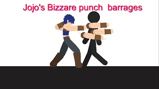 Jojo’s bizarre punch barrages [upl. by Ernald368]