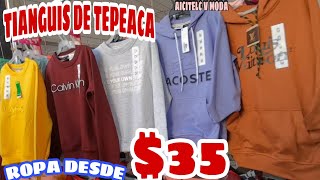 TIANGUIS DE TEPEACA ROPA DE 20 25 30 35 MAYOREO BLUSA PLAYERA PANS PARA NEGOCIO AICITELC V MODA [upl. by Alded152]