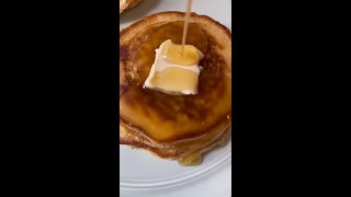 Homemade Buttermilk Pancakes pancake breakfast recipe [upl. by Sonahpets549]