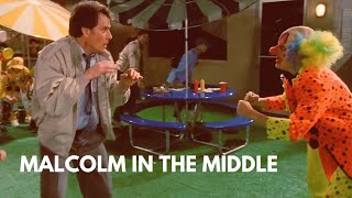 Malcolm in the Middle  Clown Fight Scene  HD Restored CLIP [upl. by Sheppard966]