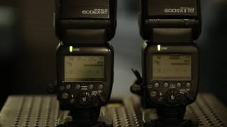 Canon 600ex rt VS Canon 600ex rt2 recycle time [upl. by Nohtanhoj95]