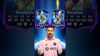 FIFA 24 World Cup Messi vs FIFA 24 World Cup Pele  FIFA Card Challenge [upl. by Etheline]