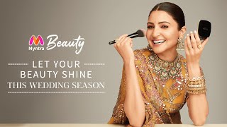 Wedding Beauty Looks with Anushka Sharma  Virtual TryOn  Myntra Beauty [upl. by Neersin702]