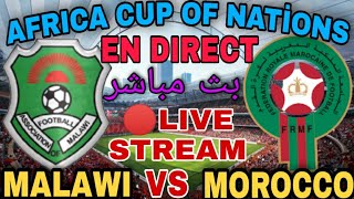 🔴LIVE STREAM  MALAWI VS MOROCCO AFRICA CUP OF NATİONS [upl. by Nedac265]