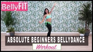 Absolute Beginners Bellydance Workout  Shimmy amp Hip drops [upl. by Hermes]