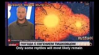 Weatherman Evgeny Tishkovets delivers a nuclear weather report [upl. by Ueihtam801]