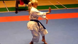 Karate Finnish Open 2010  Female Kata Final  Karin Hägglund  Suparinpei [upl. by Elletsirk406]