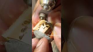 Gold Ring Design Making  Gold Ring  Gold Ring Design  Sone Ke Anguthi 💍🧡shorts goldring [upl. by Mainis22]