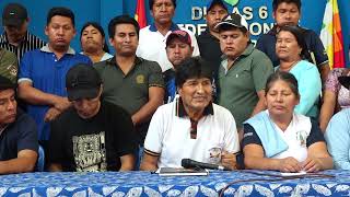 Conferencia de Prensa de la Coordinadora de las Seis Federaciones del Trópico de Cochabamba [upl. by Zirkle820]