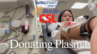 Make  Donating Plasma Process Tips My Experience Vlog [upl. by Alsi]