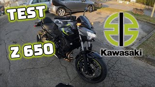 KAWASAKI Z650 A2 la moto faite pour le A2 [upl. by Stalk565]