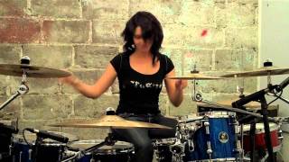 Emmanuelle Caplette On Drum 2010 Hysteria [upl. by Krm]