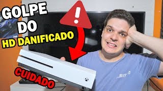 TÉCNICOS SAFADOS APLICANDO GOLPE DE HD DANIFICADO EM SEU XBOX ONE CUIDADO CAIR NESSA 😠😠😠 [upl. by Eldoree]