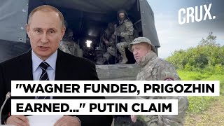 Wagner Stripped Of Heavy Arms Prigozhin In Belarus Putin Reveals Funding Warning Stopped Mutiny [upl. by Neerhtak]