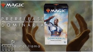 PRERELEASE PACK OPENING  Dominaria  Deck Building and Event Guide  MtG [upl. by Yragerg937]