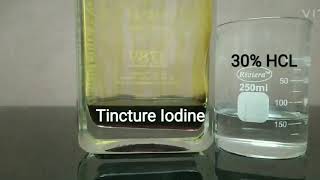 Extraction of Iodine from Tincture Iodine [upl. by Wain]