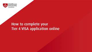 How to Apply for a Tier 4 UK Visa  Middlesex University [upl. by England]