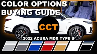 2022 Acura MDX Type S  Color Options Buying Guide [upl. by Llecrup784]