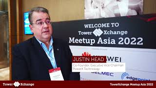 Interview with Justin Head Cofounder PowerX Technology  TowerXchange Meetup Asia 2022 [upl. by Malet27]