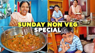 Sunday Special மட்டன் குழம்பு மட்டன் Chukka 🤣 Vinoth Seetha [upl. by Merla]