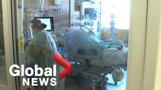 Coronavirus COVID19 patients begin to overwhelm Ontario hospitals [upl. by Suu70]