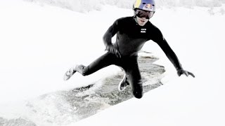 Wakeskating in Winter w Brian Grubb [upl. by Sekofski198]