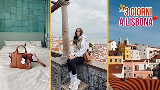 72 ORE A LISBONA COSA HO ASSAGGIATO E VISTO  VLOG 🇵🇹 [upl. by Aratas]