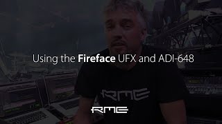 Wim Daans the Fireface UFX and ADI648 [upl. by Annahahs]