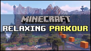 1 hour 20 minutes of relaxing Minecraft Parkour Nostalgia Scenery No Ads [upl. by Anilas]