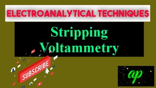 Stripping Voltammetry Electroanalytical Techniques  Polytechnic TRB [upl. by Ellenaj]