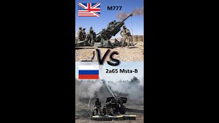 M777 Howitzer VS 2a65 MstaB Howitzer Which one is better shorts [upl. by Everara]