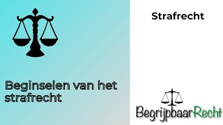 Beginselen van het strafrecht [upl. by Sonni]